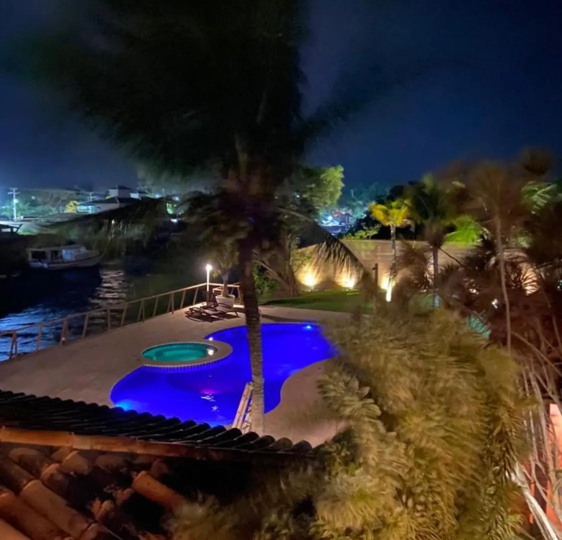Villa Dera Buzios Casa Frente Canal Com Deck Privativo 7 Quartos Piscina Spa E Lazer Completo 0*, Búzios Brazylia